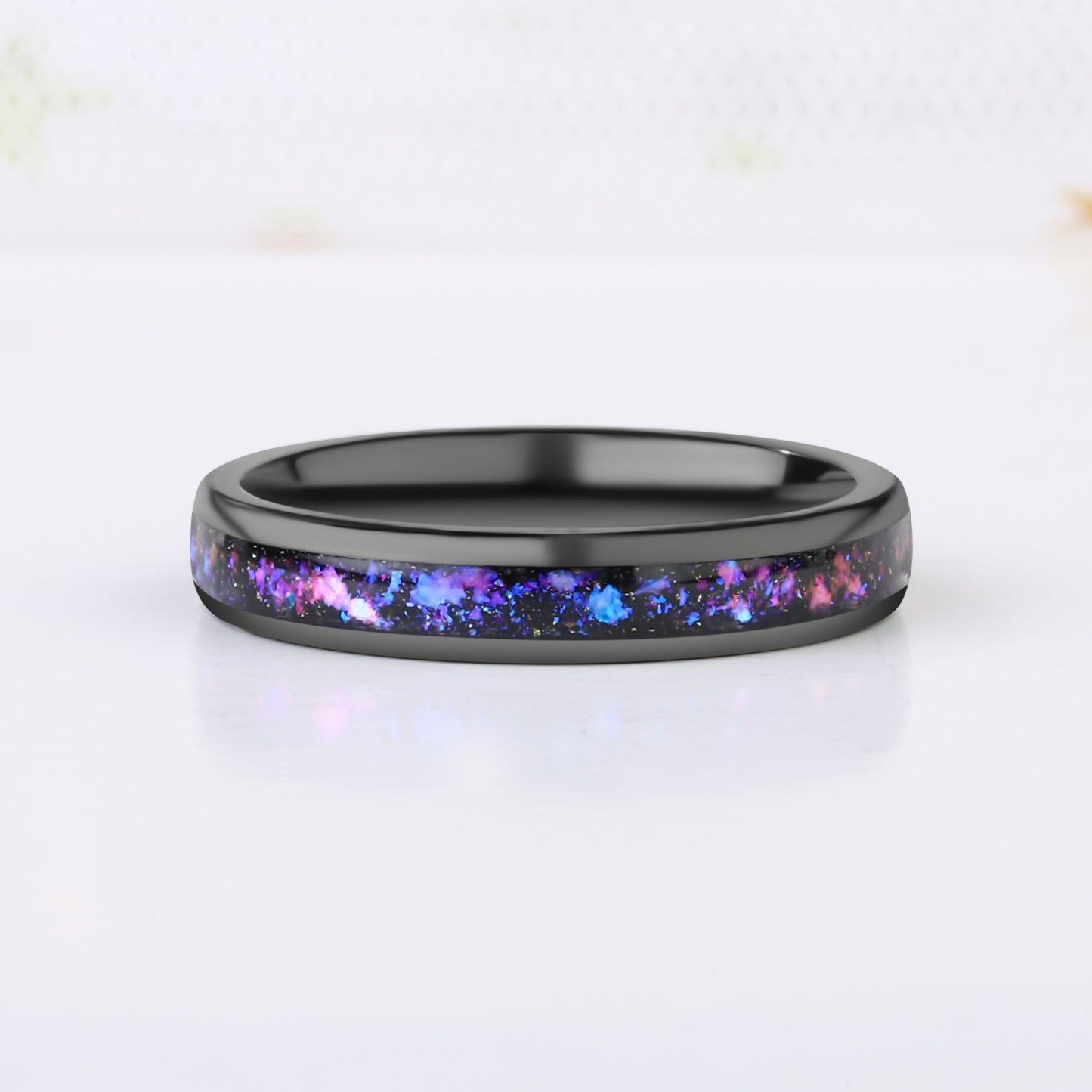 Orion Nebula Tungsten Matching Ring set for Couples