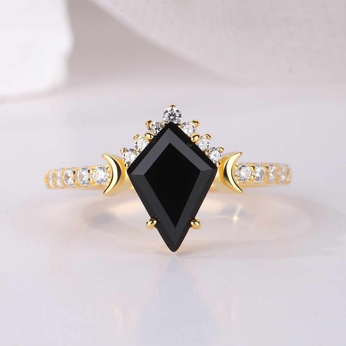 The Onyxra - Black Onyx Women Ring