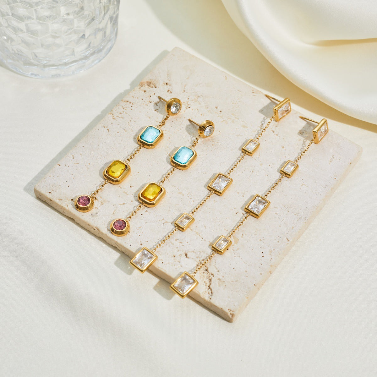 The Marisol - Statement Long Earrings