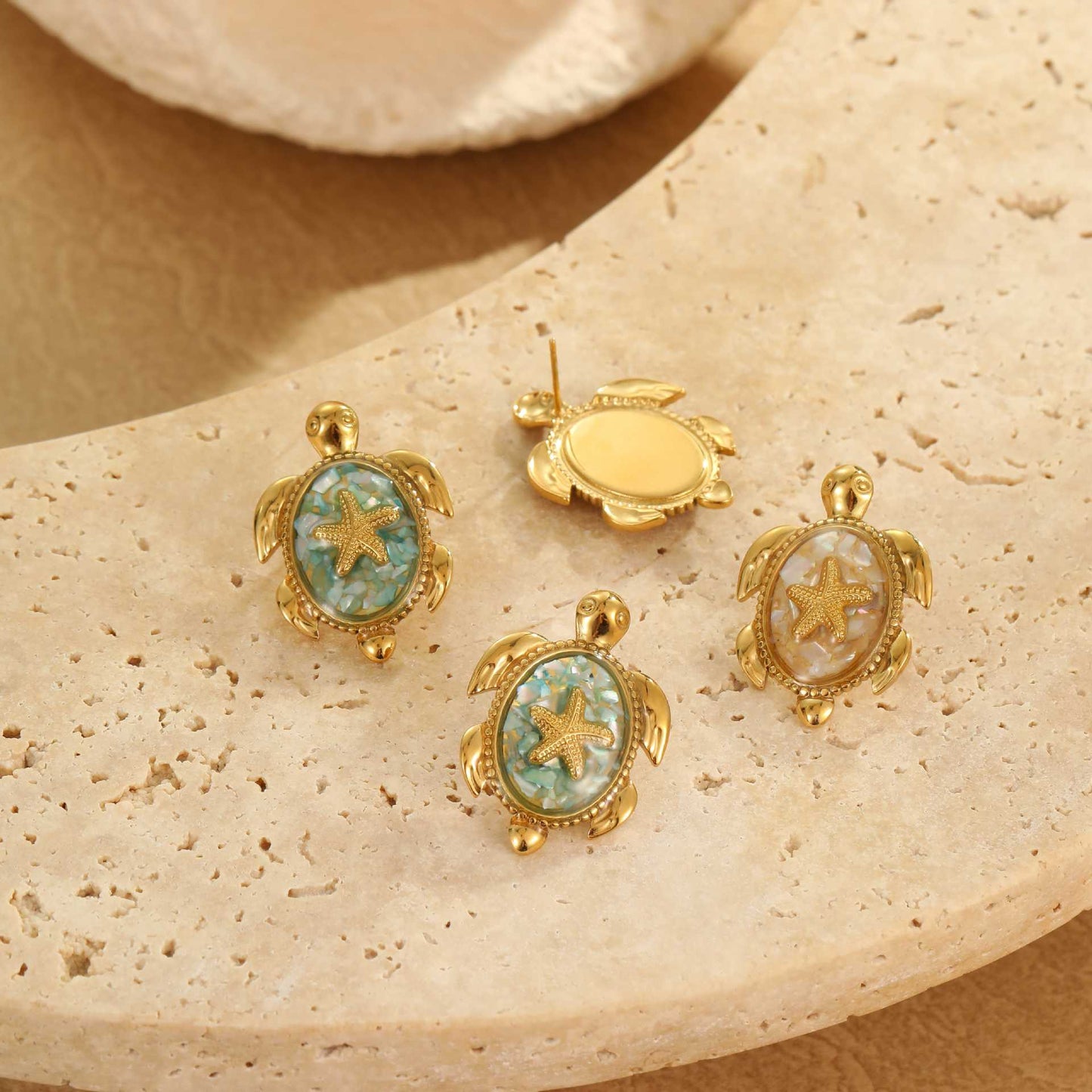 The Tortuga - Statement Studs