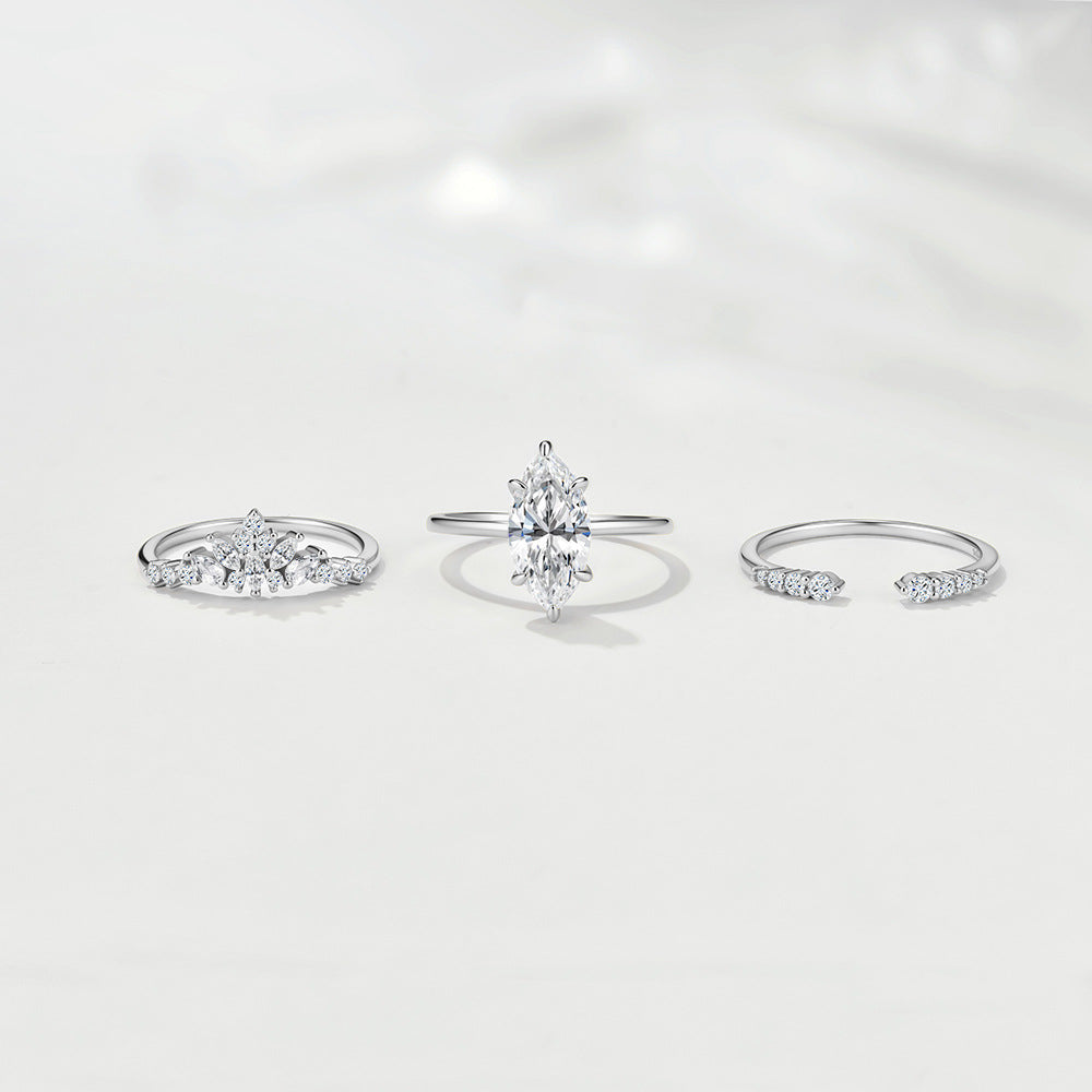 The Aveline - Women Wedding Ring Set
