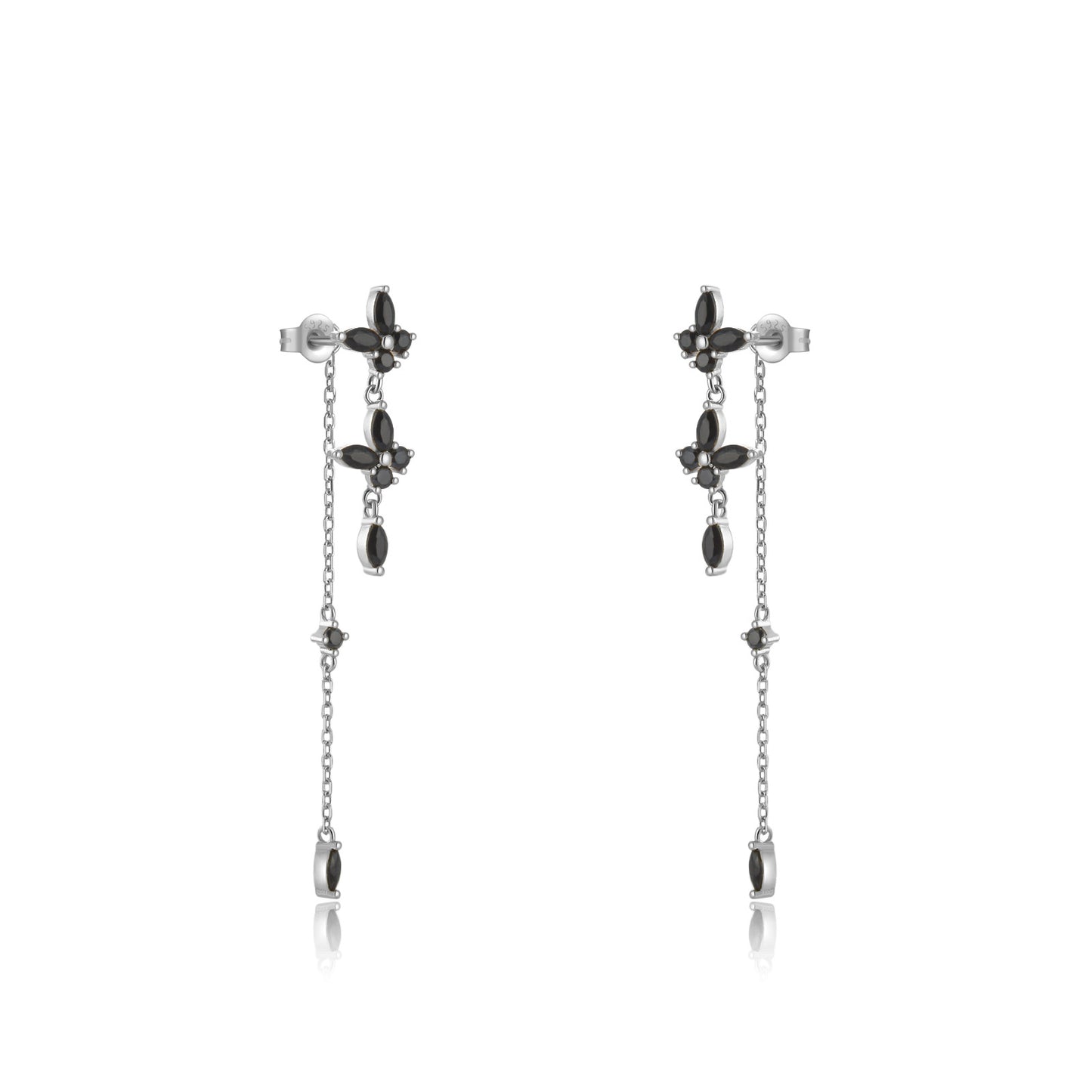 The Bloomé - Butterfly Tassel Earrings