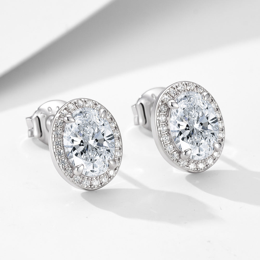The Éclat - Halo Stud Earrings