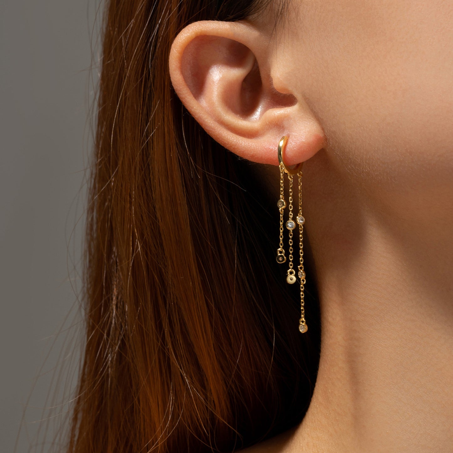 The Cascade - Tassel Earrings