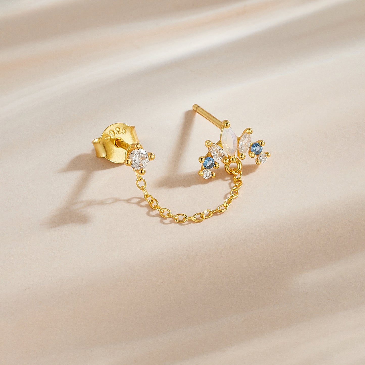The Amaris - Double Ear Tassel Earrings - Pair