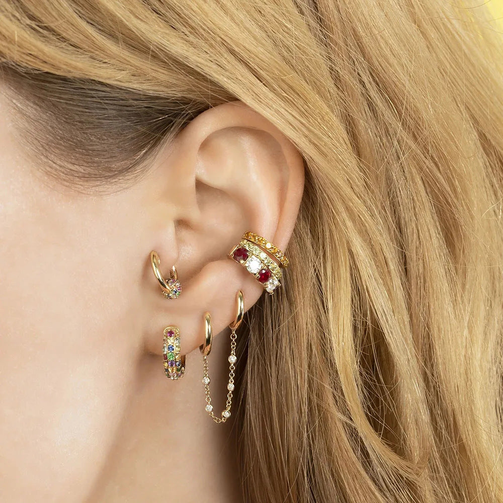 The Drape - Women Hoop Earring - Pair