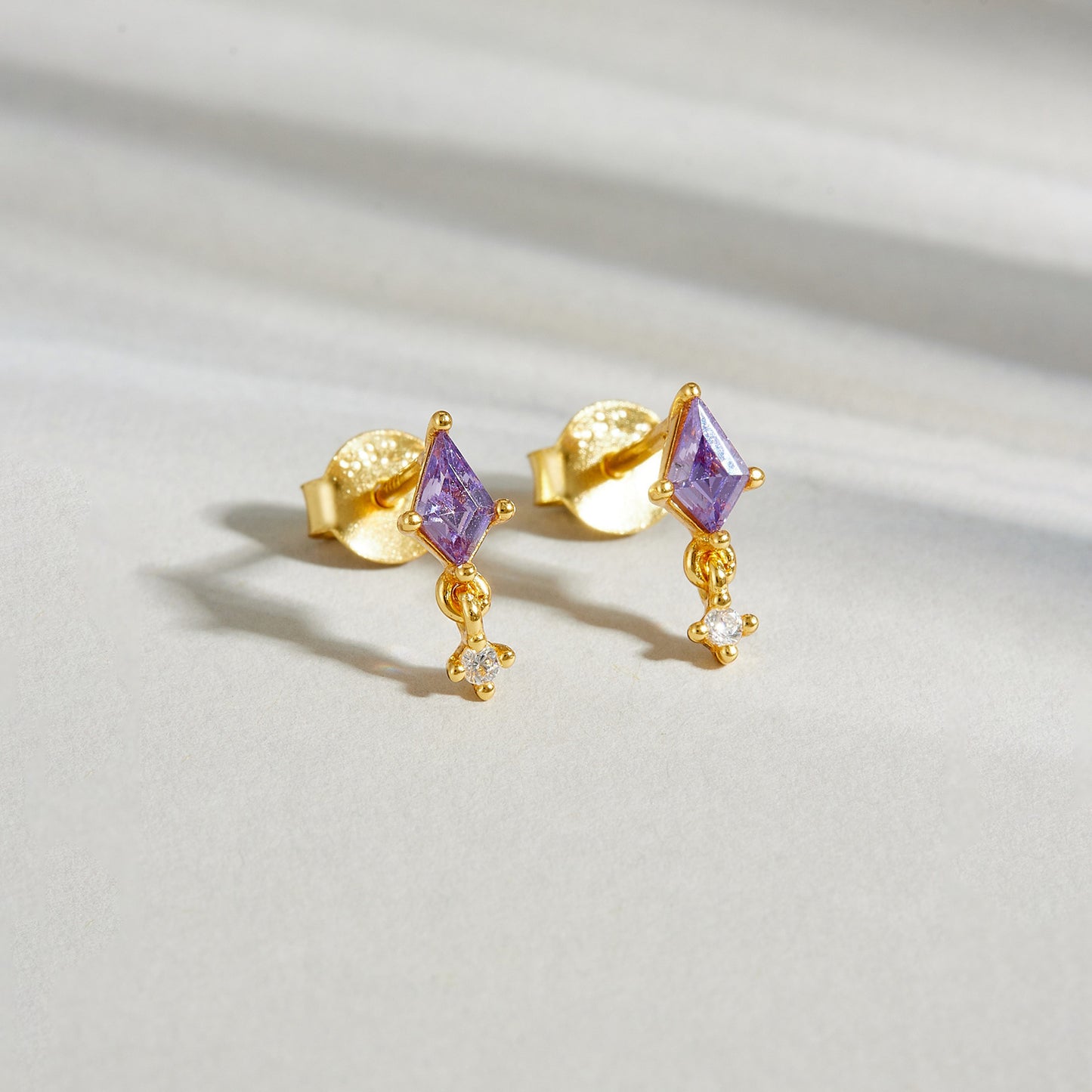 The Prisma - Kite Cut Stud Earrings
