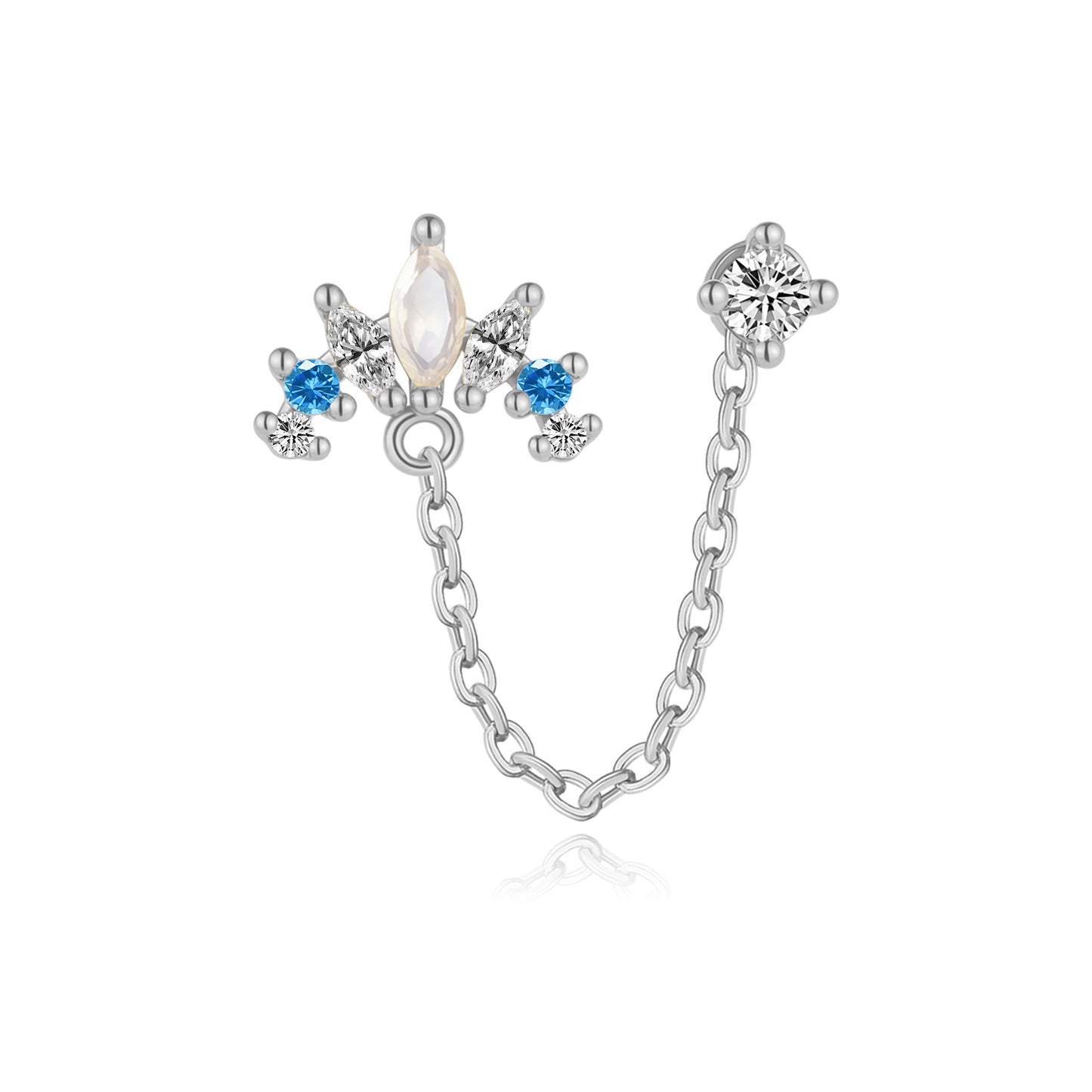 The Amaris - Double Ear Tassel Earrings - Pair