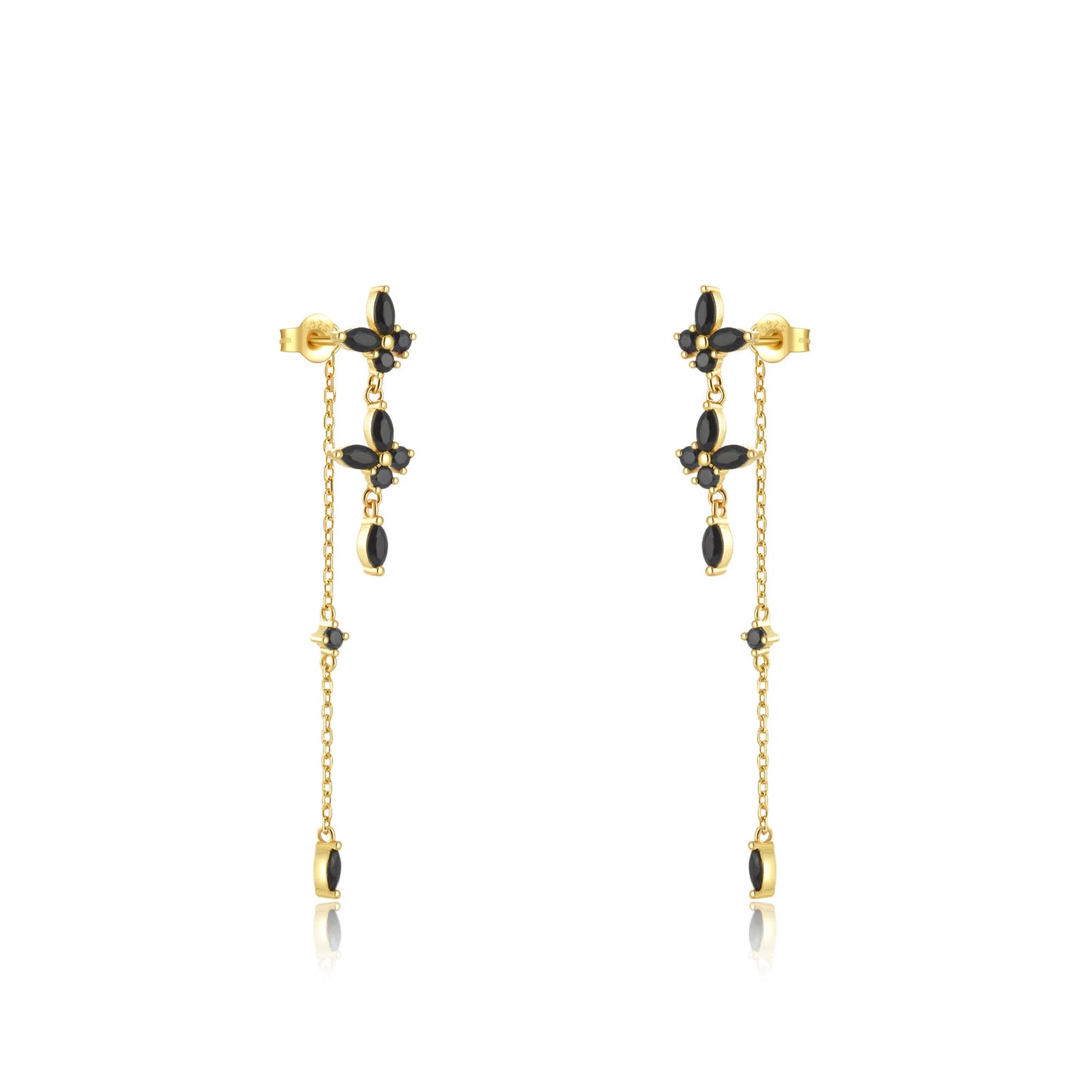 The Bloomé - Butterfly Tassel Earrings
