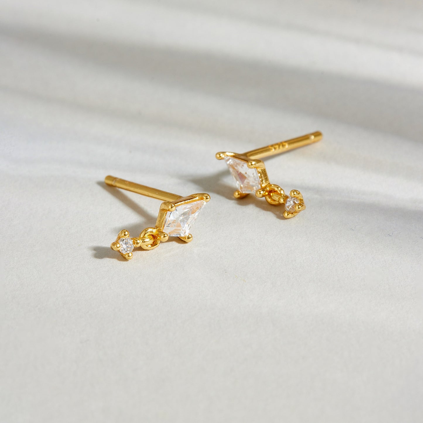 The Prisma - Kite Cut Stud Earrings