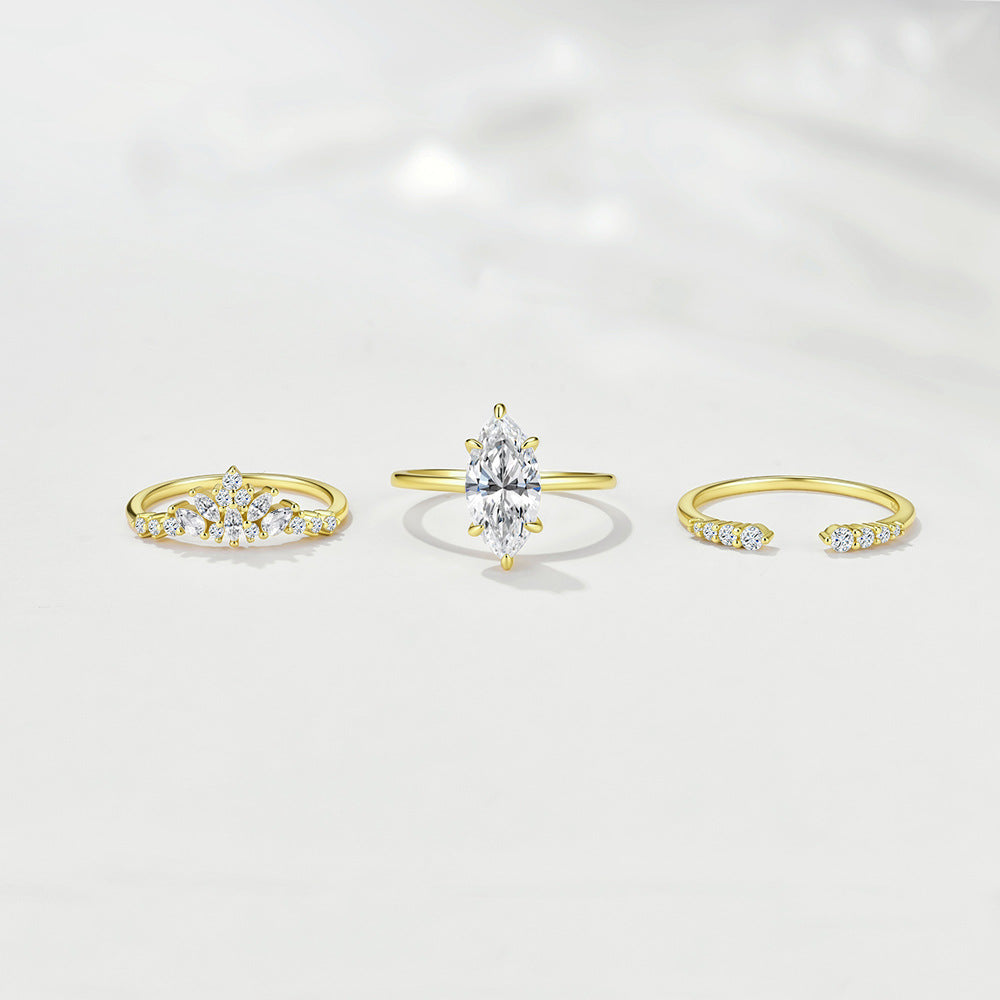 The Aveline - Women Wedding Ring Set