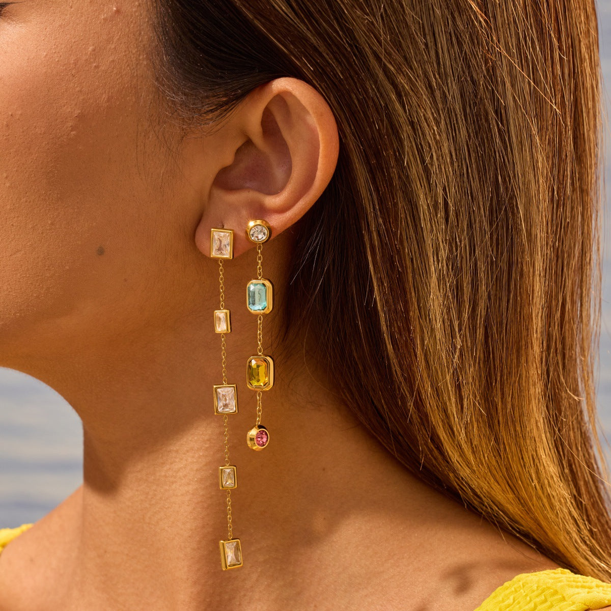 The Marisol - Statement Long Earrings