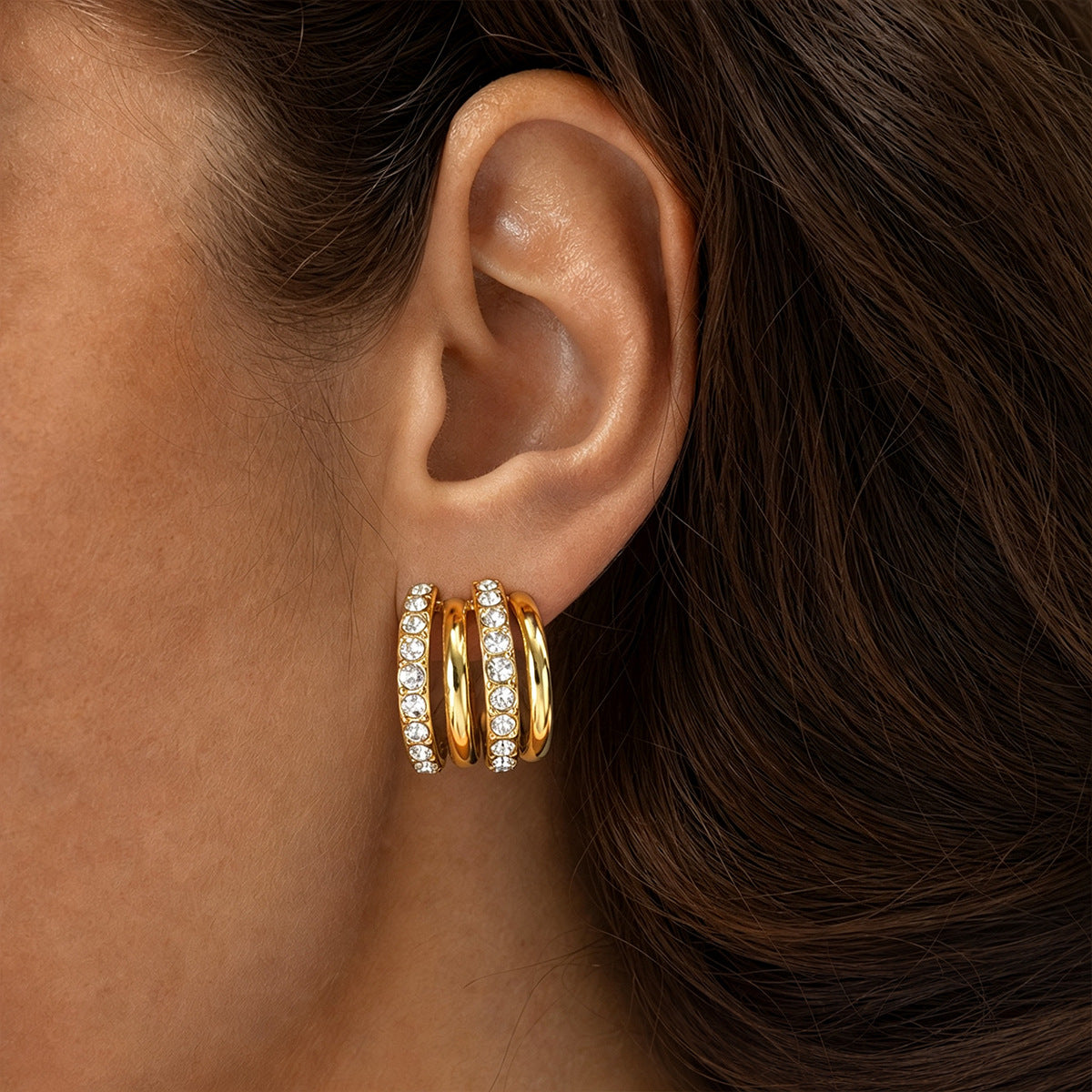 The Lumière - Statement Stud Earrings