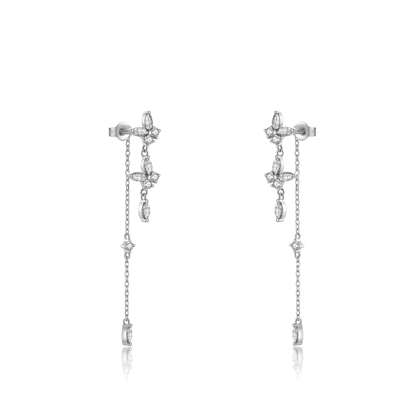 The Bloomé - Butterfly Tassel Earrings