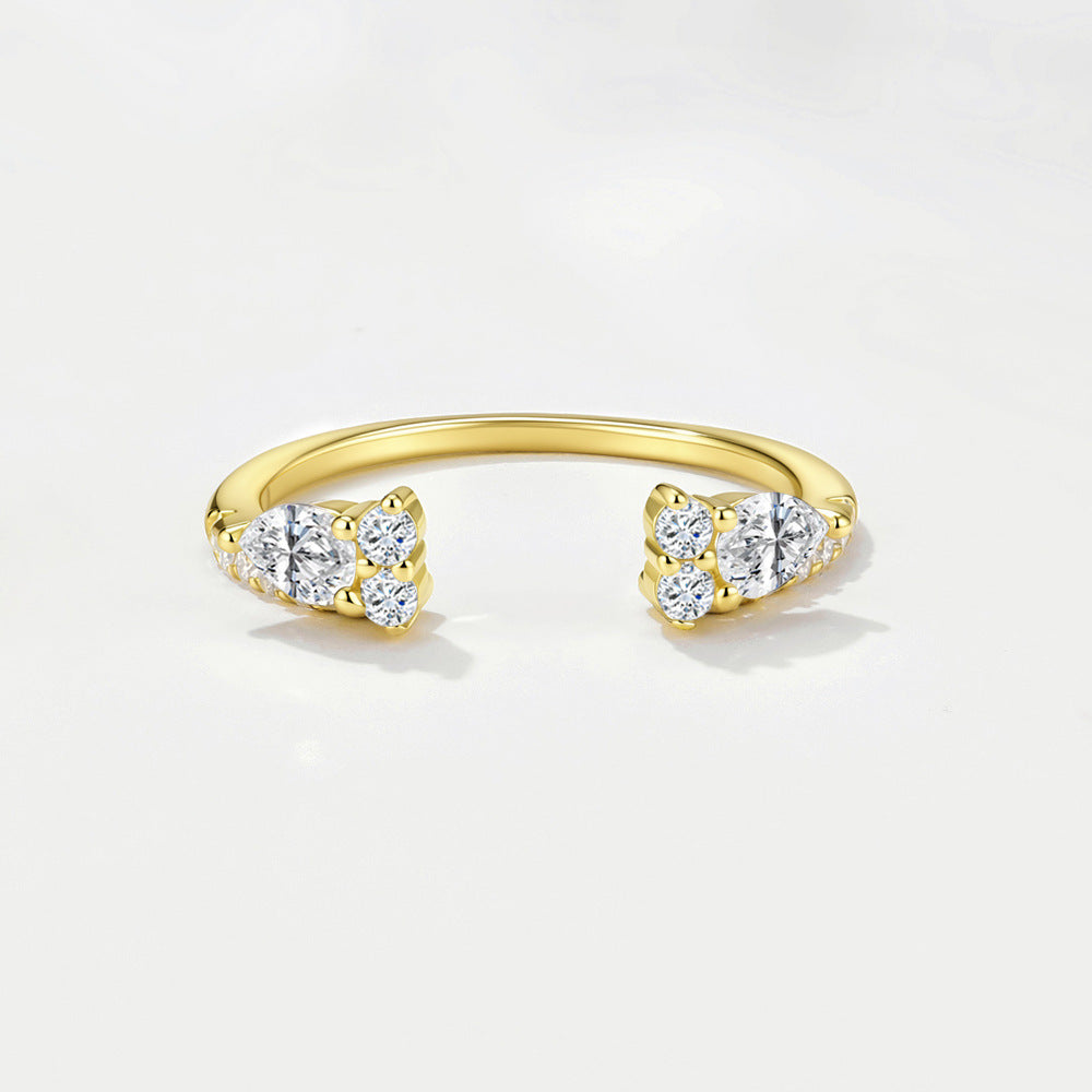 The Everly - Women Wedding Ring Set - 18k Gold