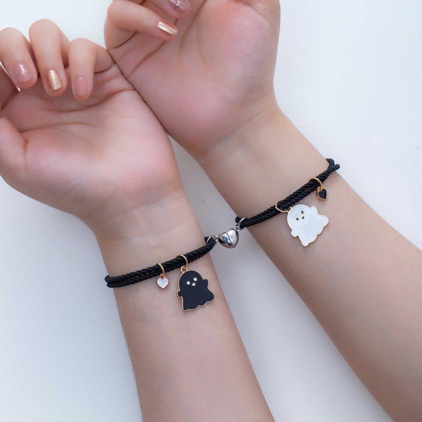 Boo! Halloween Couple Bracelets