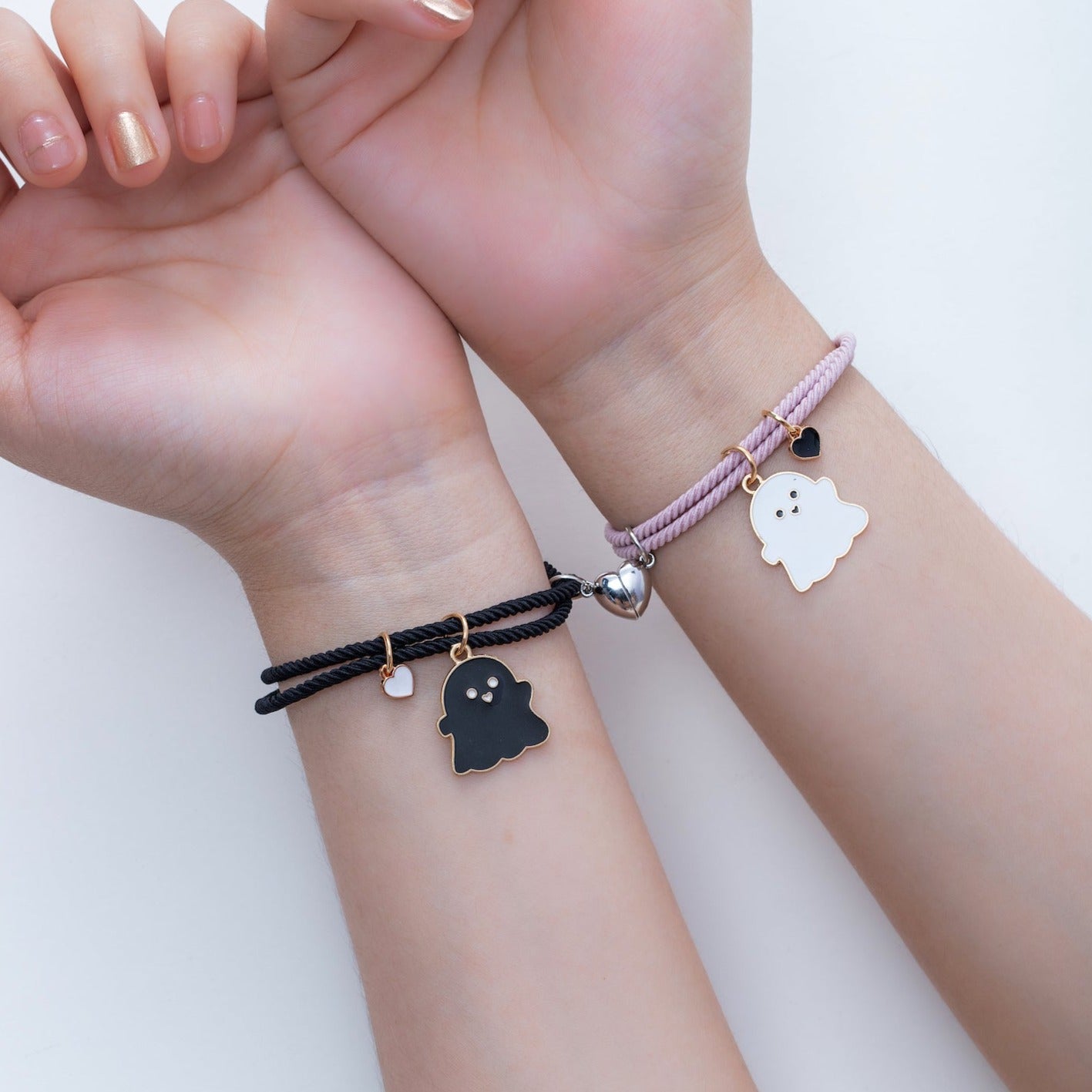 Boo! Halloween Couple Bracelets