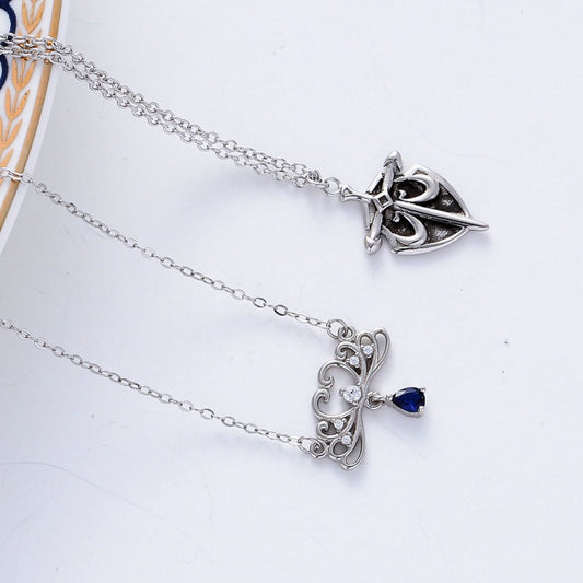 Princess Knight Couple Necklaces