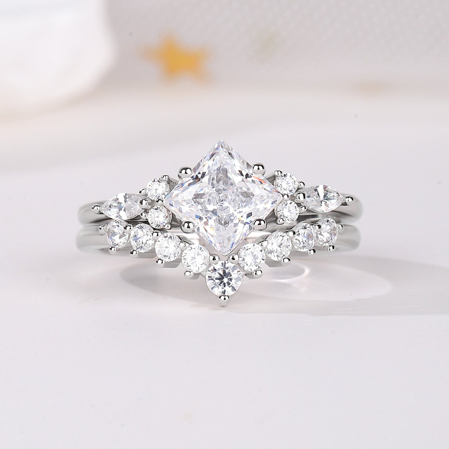 The Orbitra - Women Wedding Ring Set