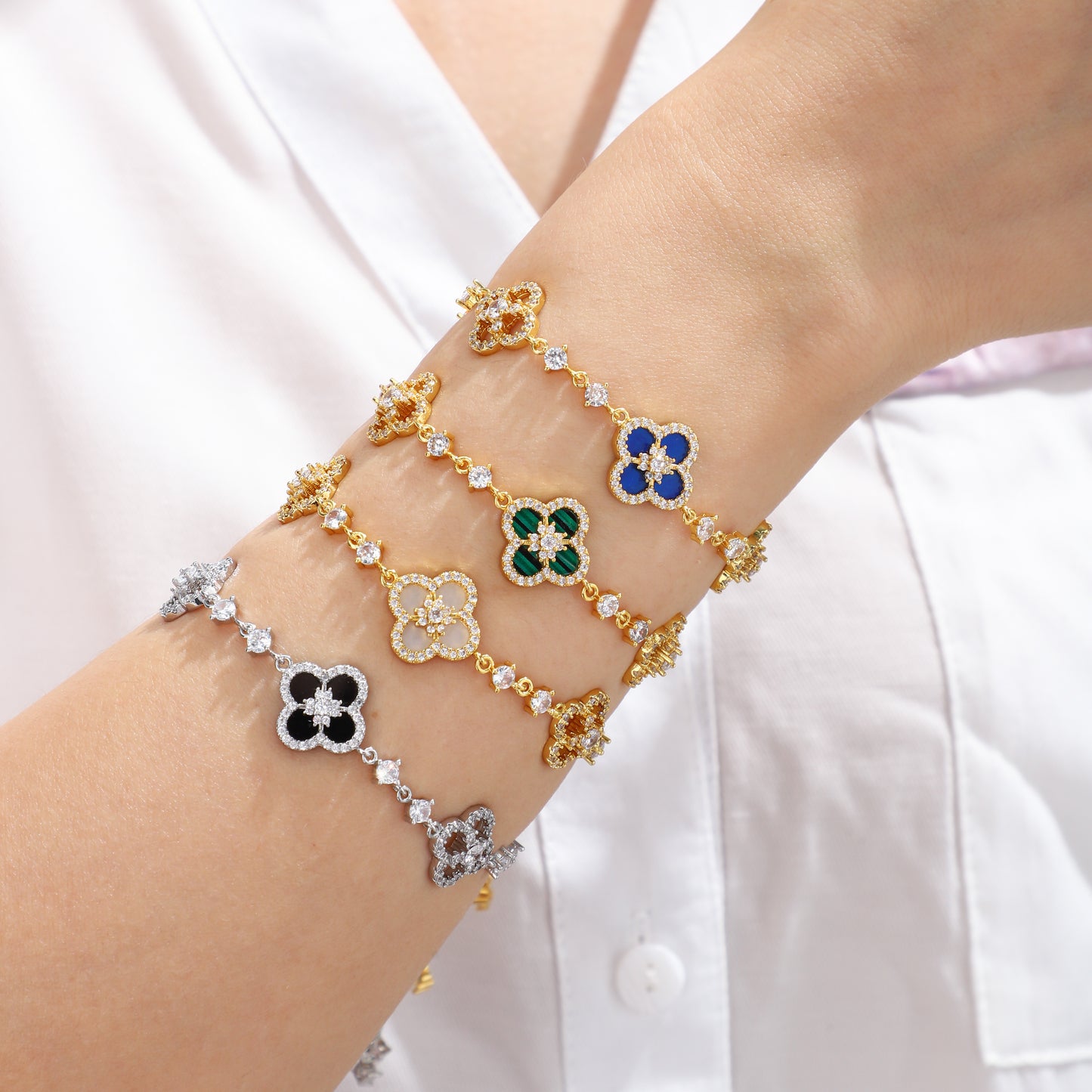 Elegant Clover Bracelet for Women