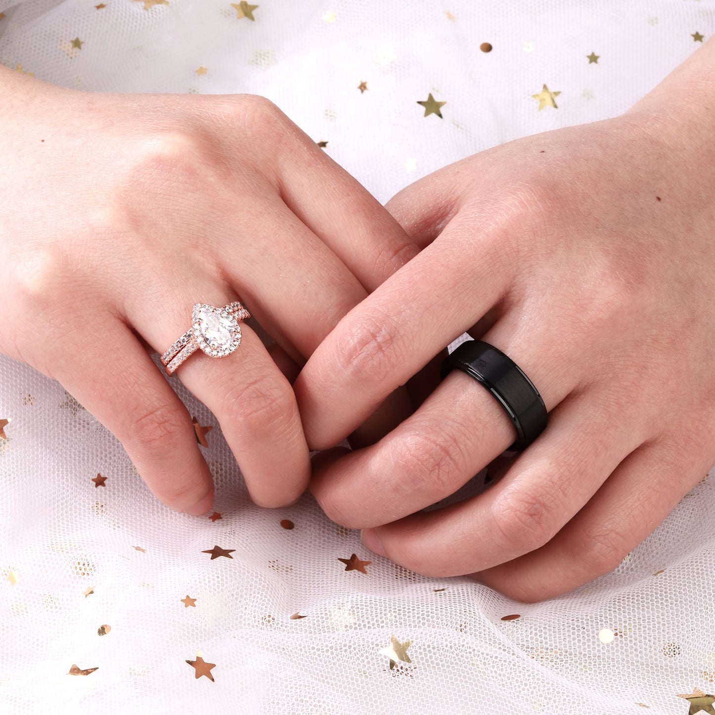 The Elyrose - Promise Rings for Couples