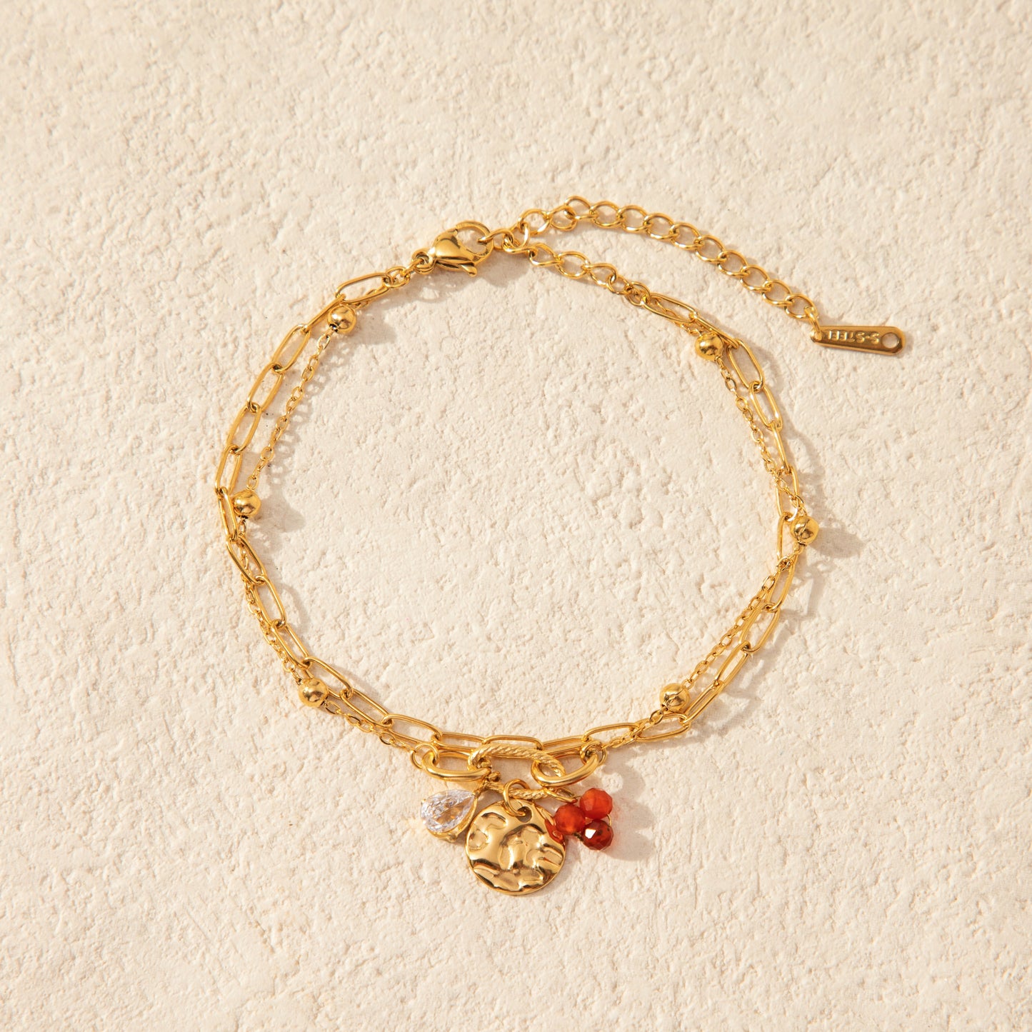 Celestial Drops 18k Gold Plated Bracelet