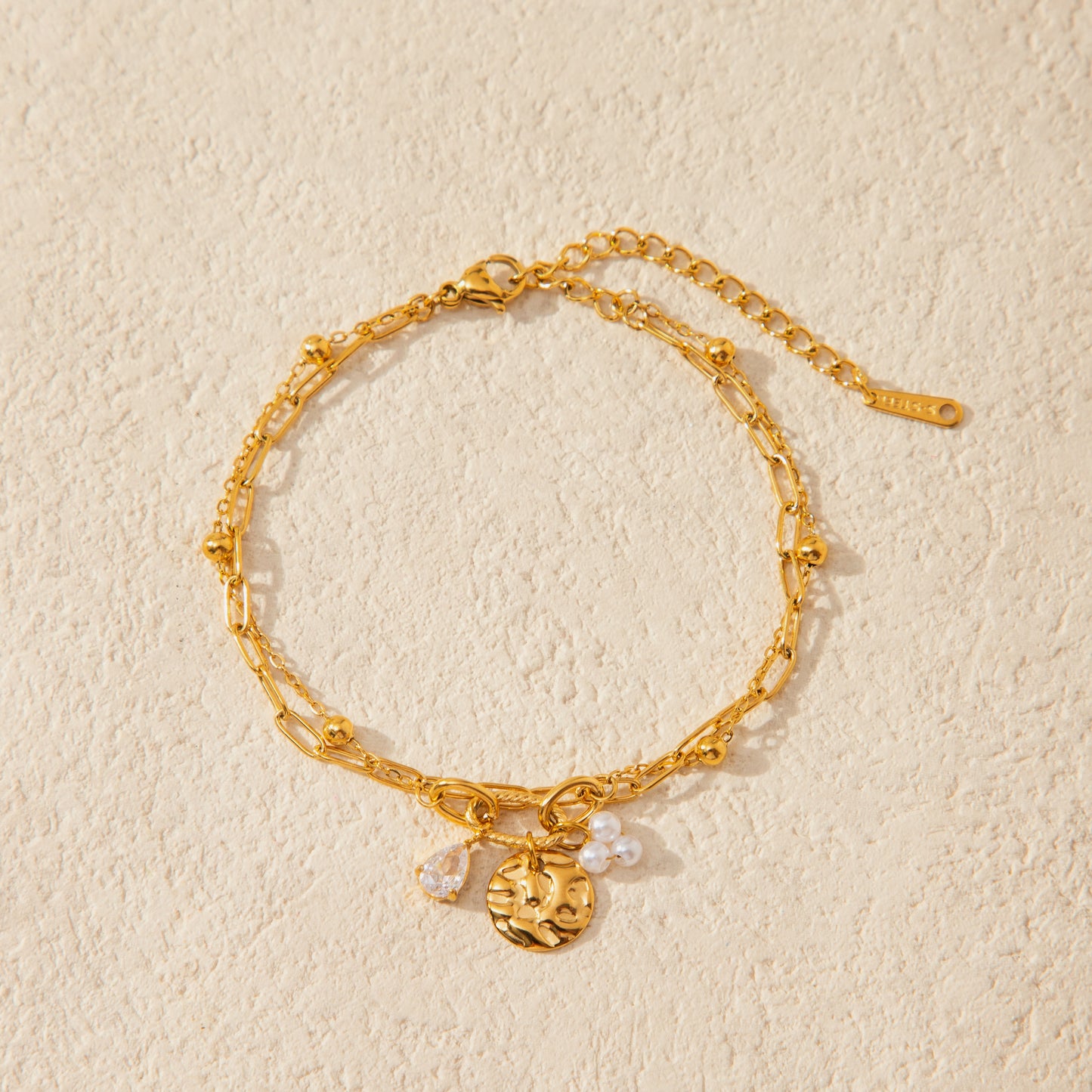Celestial Drops 18k Gold Plated Bracelet