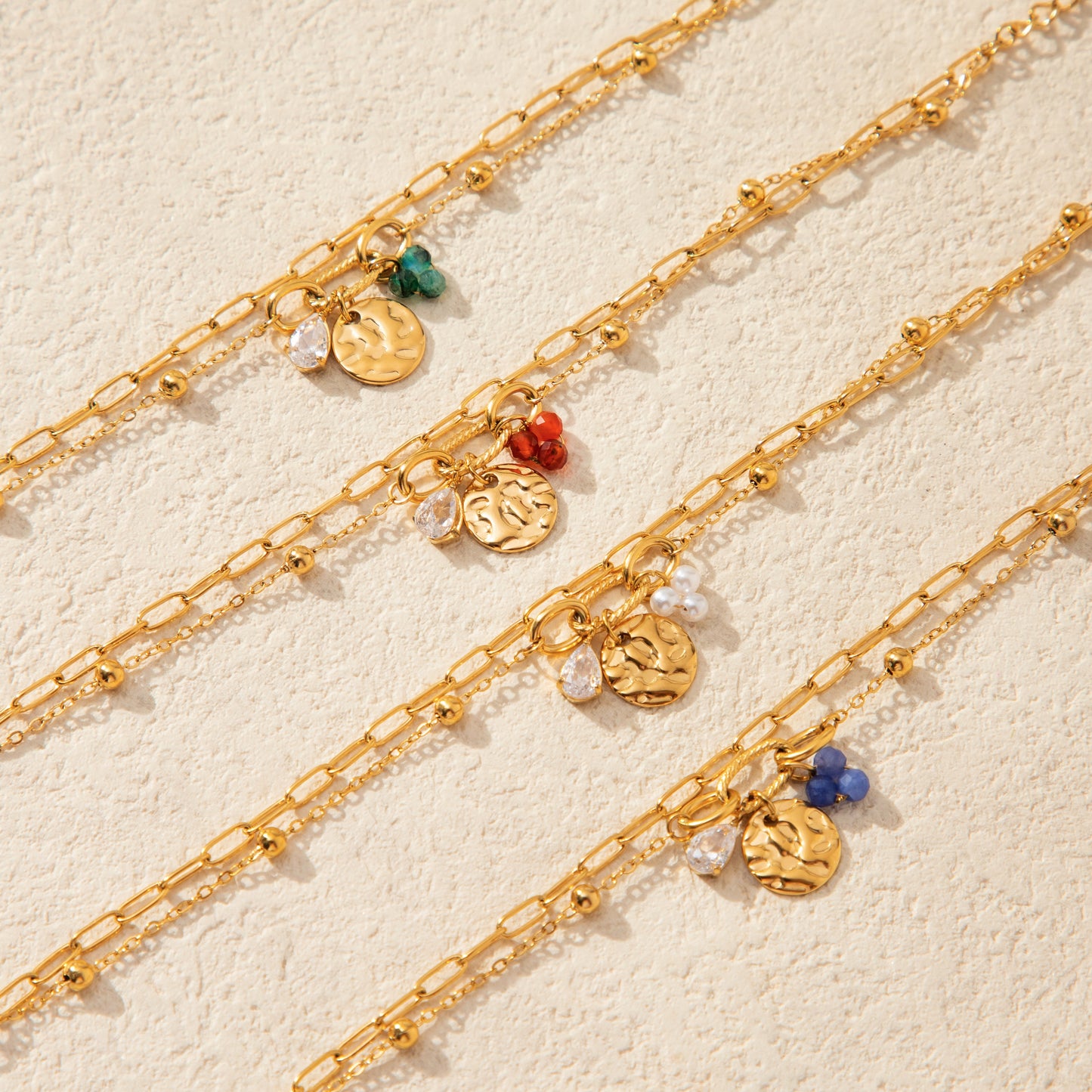 Celestial Drops 18k Gold Plated Bracelet