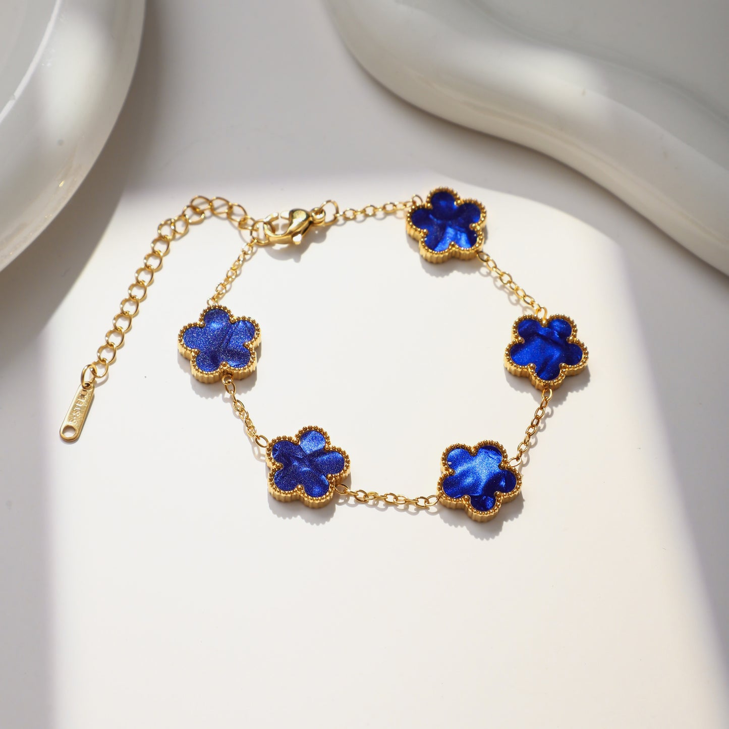 Lucky Charm Four-Leaves Clover Bracelet