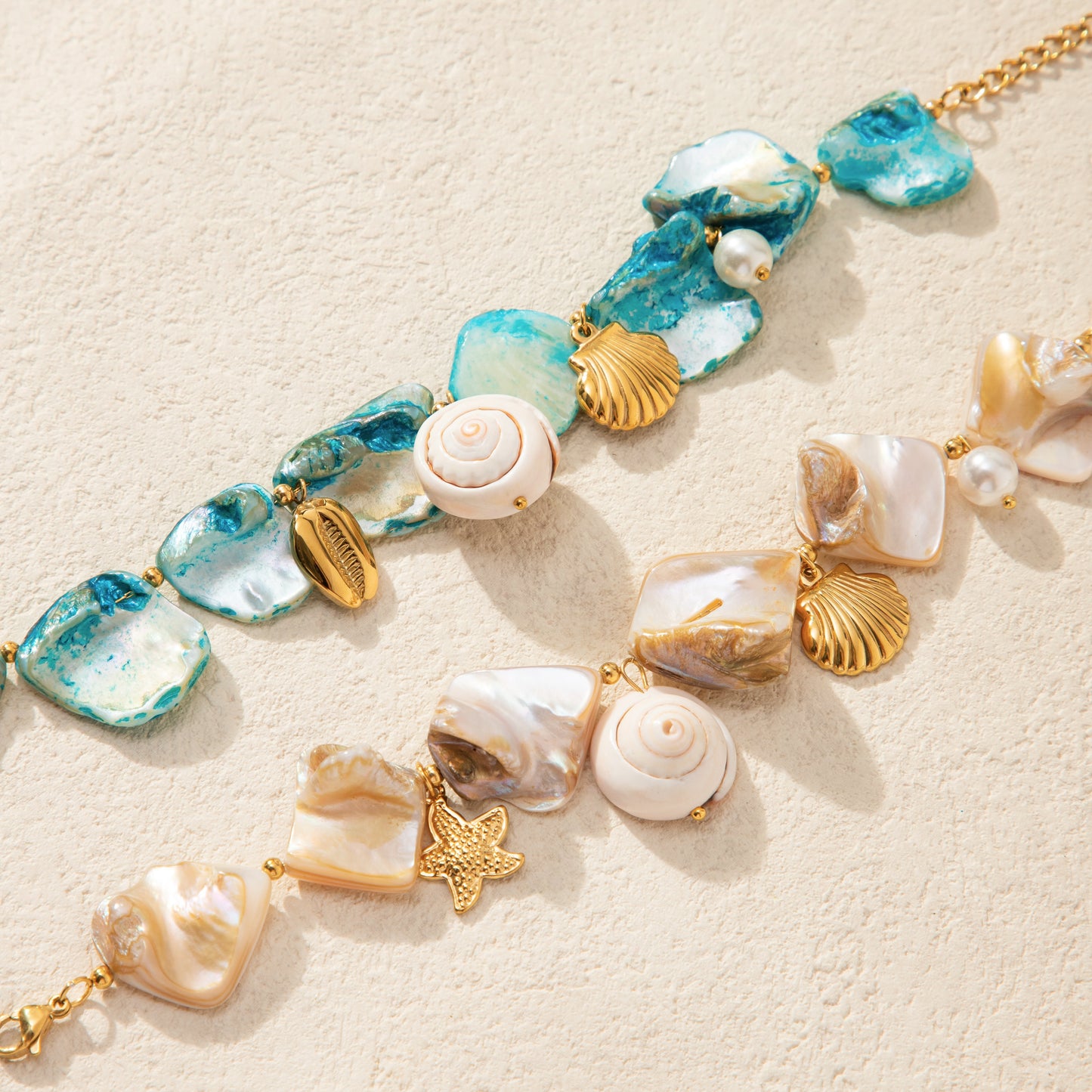 Seashell Starfish Beach Bracelet