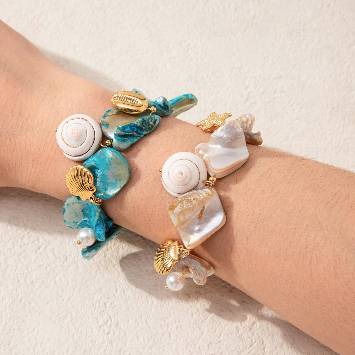Seashell Starfish Beach Bracelet