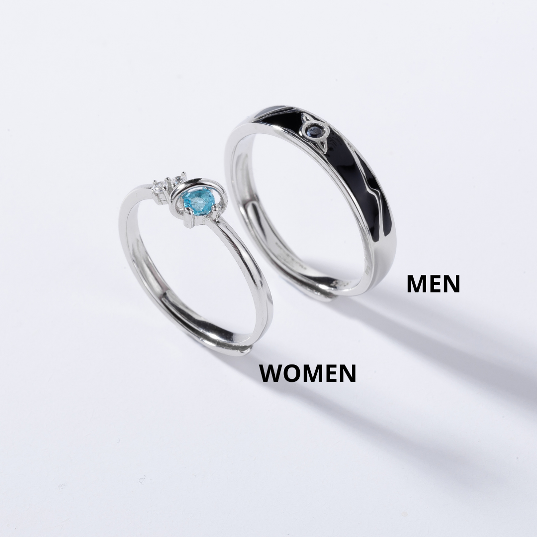 Planet Couple Rings | Planet Rings | AVIJEWELRY