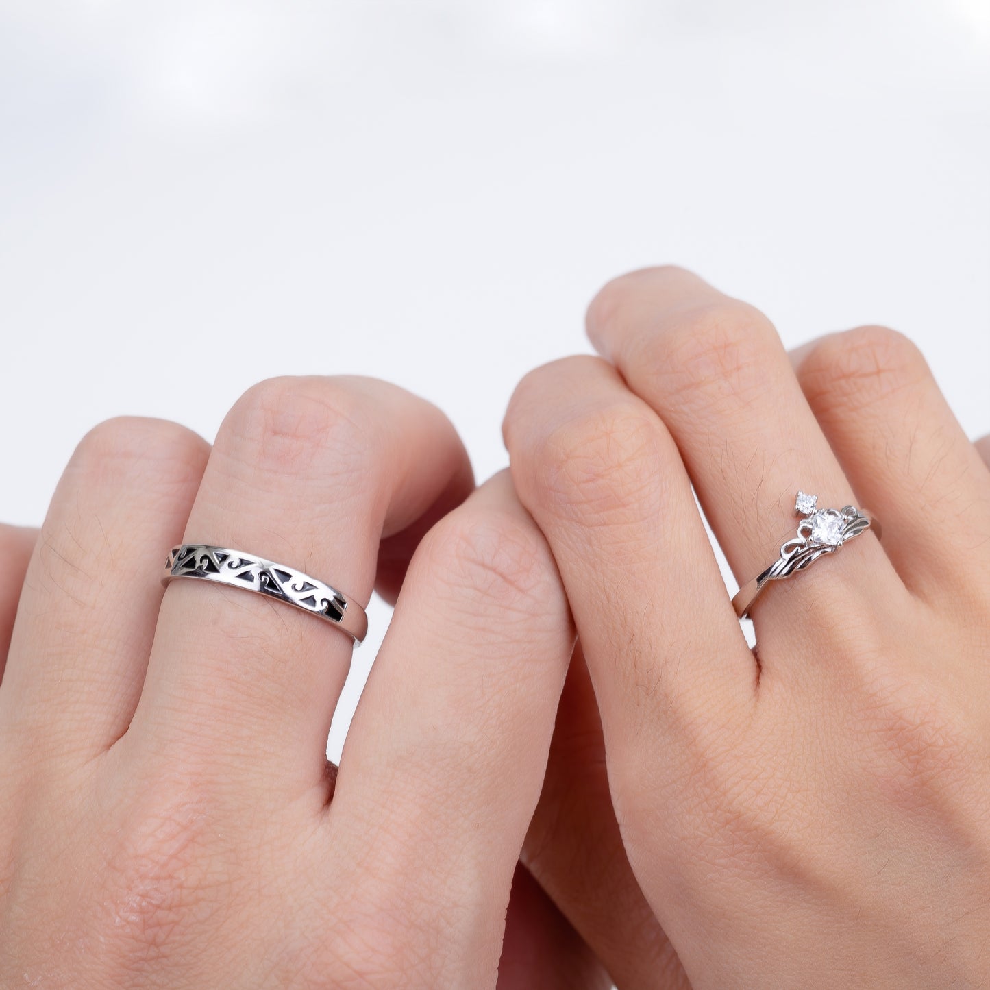 Princess Knight Couple Rings | Couple Rings | AVIJEWELRY