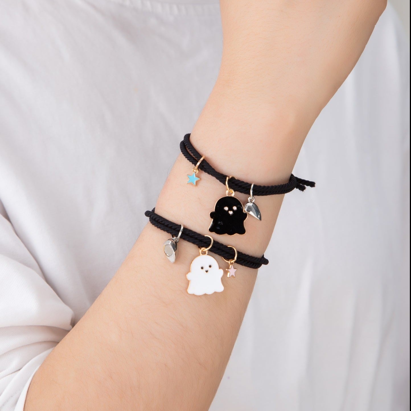 Boo! Halloween Couple Bracelets