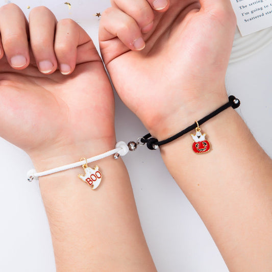 Boo! Ghost Halloween Bracelet Set