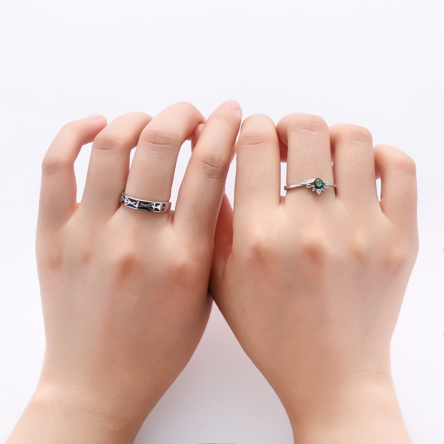 Princess and Knight Couple Rings | knight rings | AVIJEWELRY