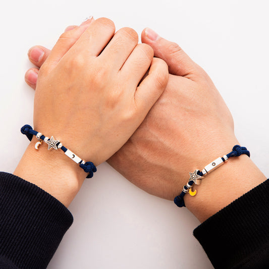 Sun Moon Magnetic Couple Bracelets