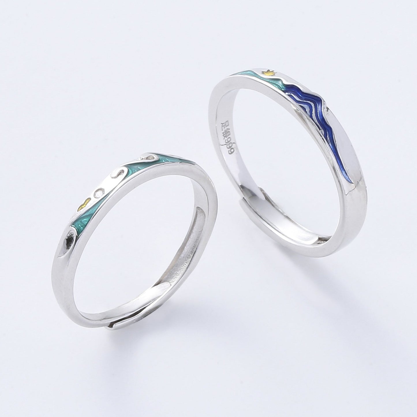 Silver Mountain Ring | Mountain Rings | Sea Rings | AVIJEWELRY