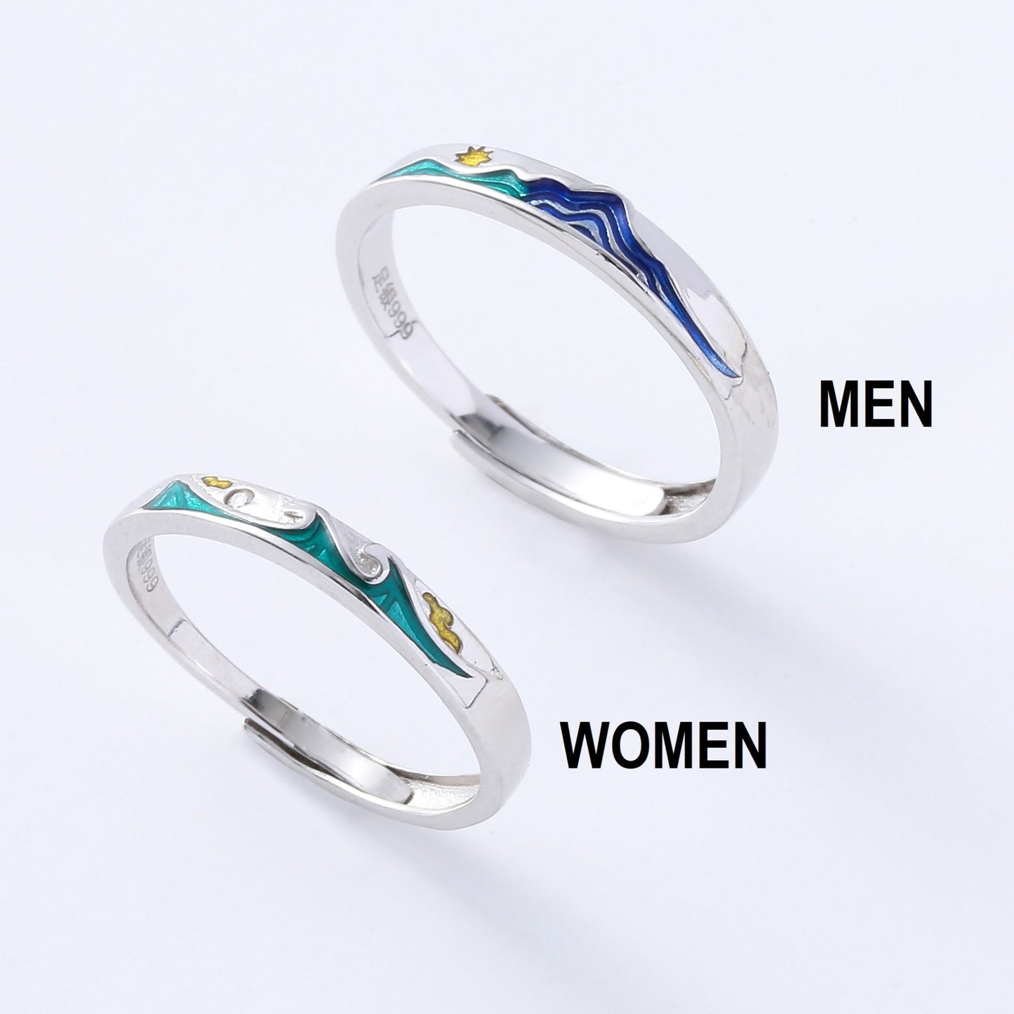 Silver Mountain Ring | Mountain Rings | Sea Rings | AVIJEWELRY